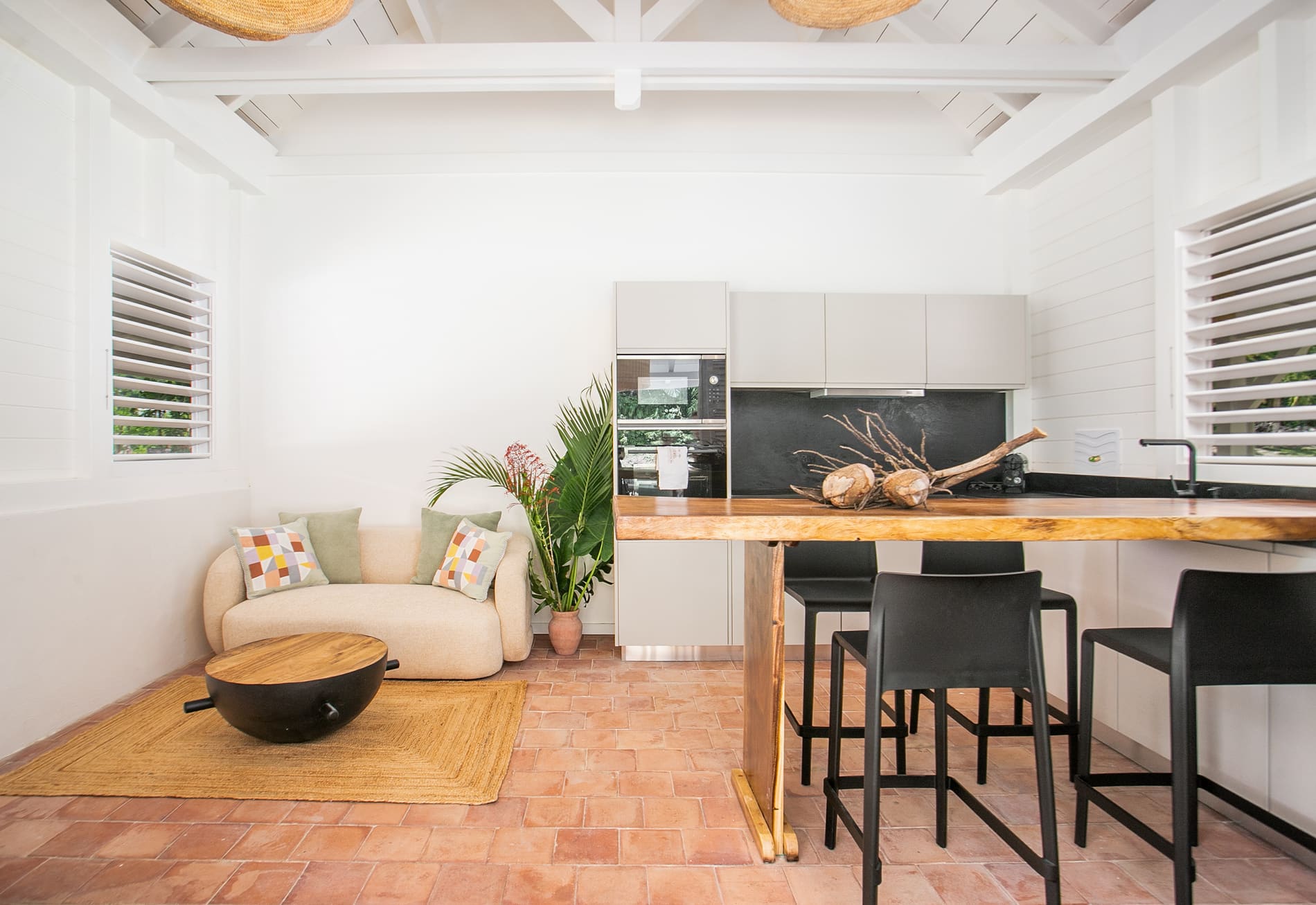 Le coin salon de la cuisine
